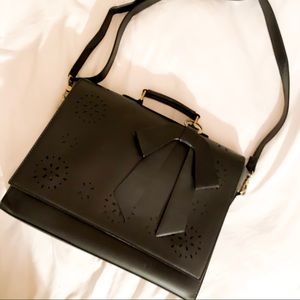 Ecosusi faux leather briefcase laptop bag